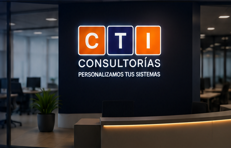 Recepción corporativa de CTI Consultorías